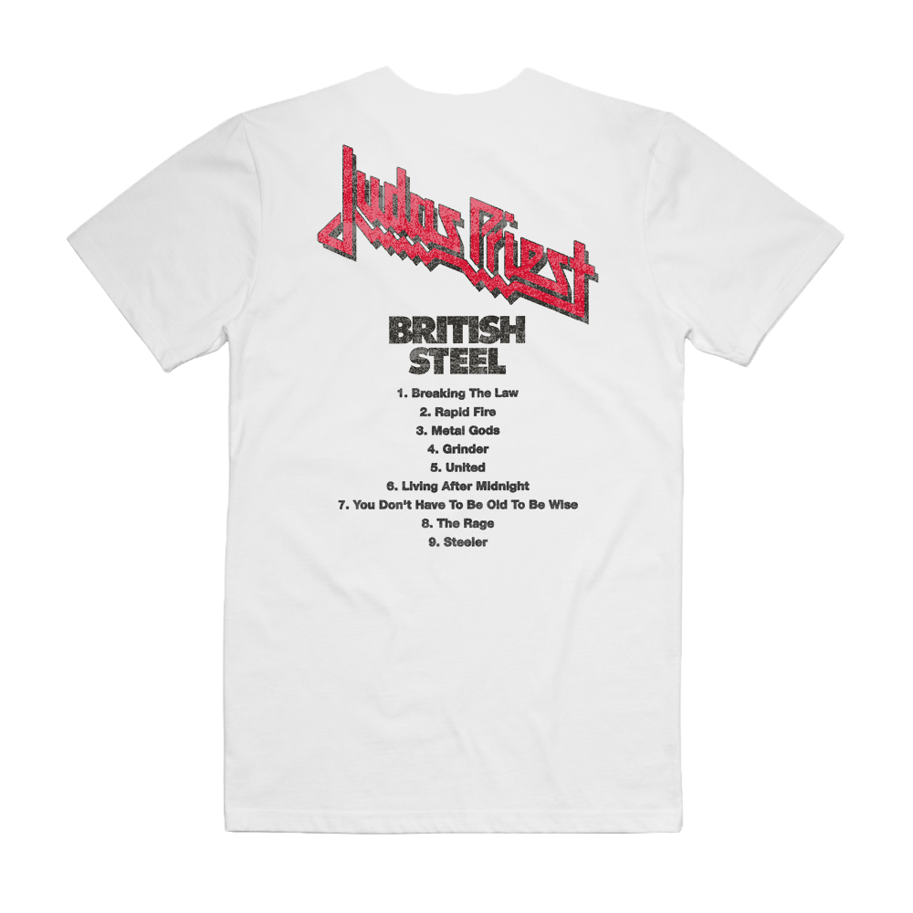 British Steel Tracklist Tee