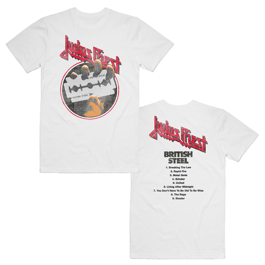 British Steel Tracklist Tee