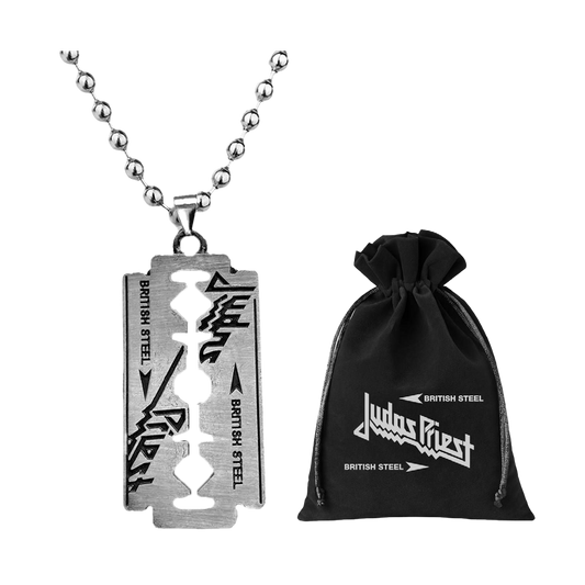 British Steel Razorblade Pendant