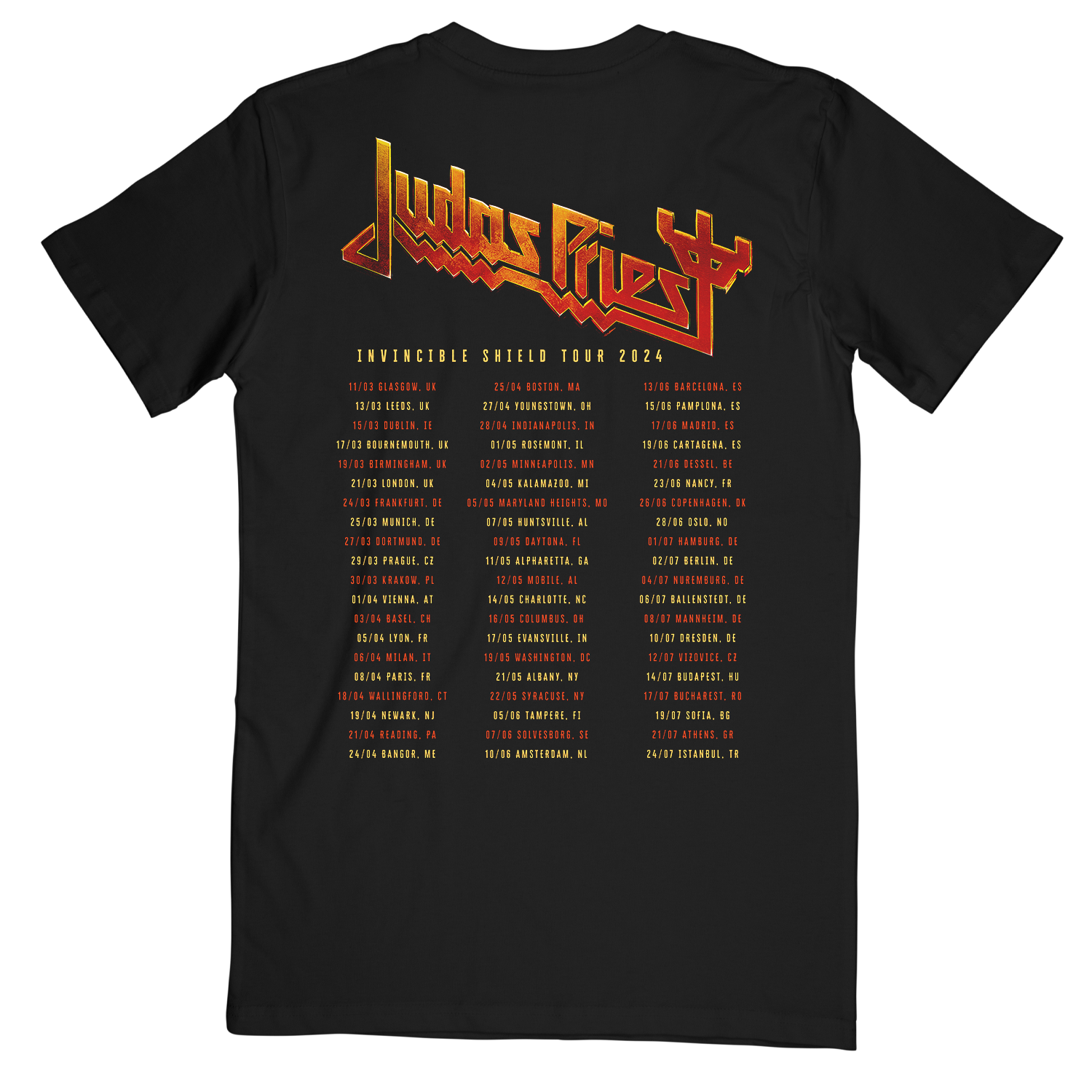 Invincible Shield Serpent Tee – Judas Priest Invincible Shield Serpent Tee – Judas Priest