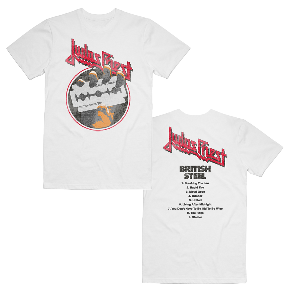 British Steel Tracklist Tee