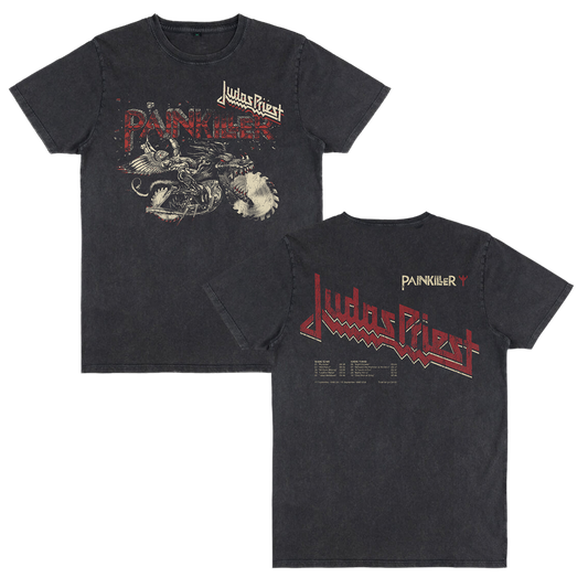 Painkiller Vintage Wash Anniversary Tracklist Tee